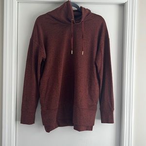 Old Navy brown tunic length sweatshirt
